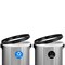 Alpine Industries Trash Can, Stainless Steel Brushed, Stainless Steel/Plastic ALP470-65L-1-R-T - alternate 6